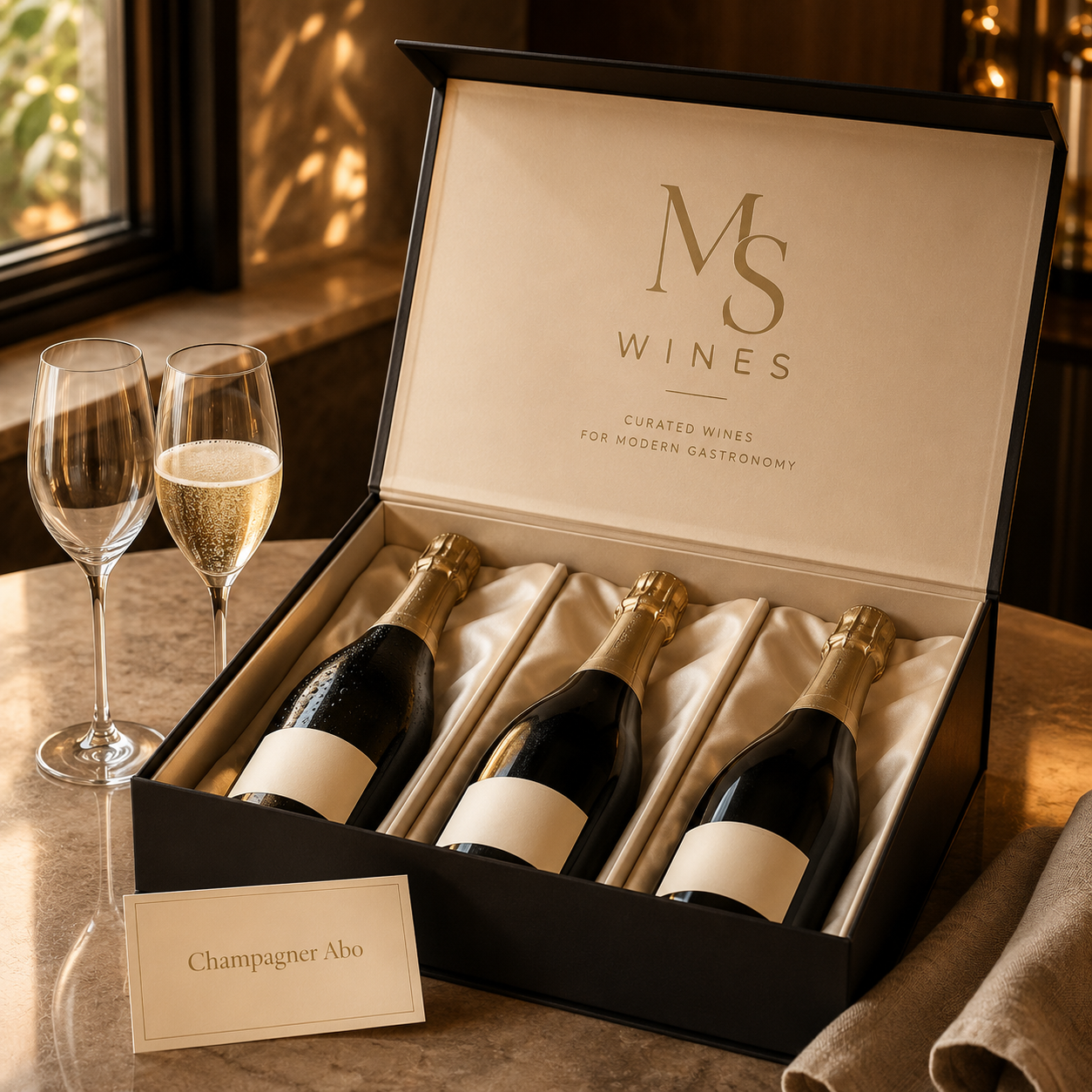 Subscription: Champagner-Paket — 3 rotierende Grower-Champagner